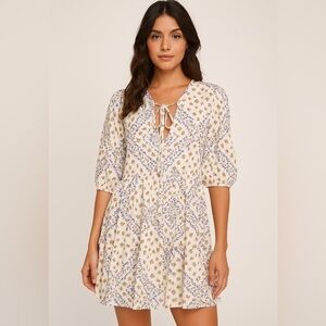 ⚡️En Saison Floral Boho Mini Dress - size small